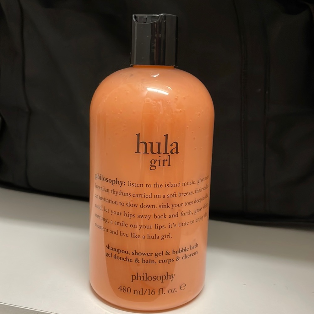 NEW Philosophy Hula Girl 16 oz shampoo, shower gel & bubble bath